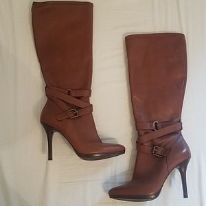 Ralph Lauren Laveda tall heeled boots